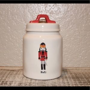 Rae Dunn Nutcracker Canister